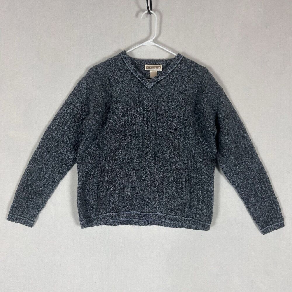 Maurices Dark Gray V-Neck Sweater